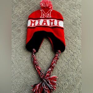 Miami university (OH) winter hat  one size fits all. Never been worn